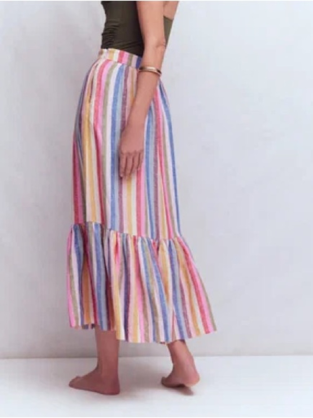 Abigail Linen Maxi Skirt - Picture 3 of 6